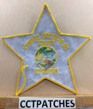 BLACKFORD COUNTY,  INDIANA POLICE SHOULDER PATCH IN 2