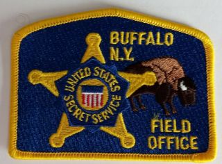 Commemorative Patch: Us Secret Service - Buffalo Field Office Vrs 1