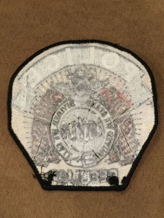Peculiar MO Police Patch - near Kansas City,  Missouri 2
