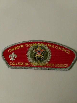 Greater Tampa Bay Area Council Csp College Of Commissioner Science