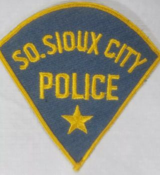 South Sioux City Nebraska Police Department Patch