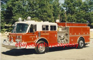 Fire Apparatus Print,  Engine 3,  Middlebury / Ct,  1989 American Lafrance