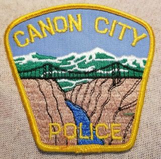 Co Canon City Colorado Police Patch