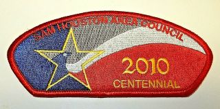 Boy Scouts Sam Houston Area Council [tx] " 2010 Centennial " Csp,