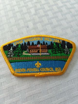 Baden - Powell Council Camp Tuscarora 1953 - 2006 Patch