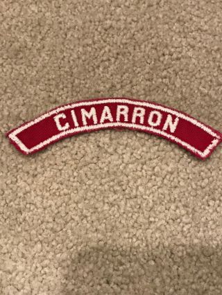Cimarron Community Strip Rws Red & White Strip Bsa Philmont