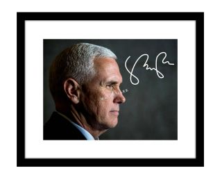 Mike Pence Signed 8x10 Photo Print Vice President Donald Trump Vp Gop