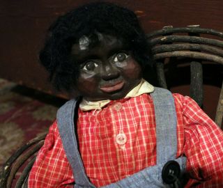 Arnett’s Country Store Primitive Handmade Black Doll Maynard Americana Billy Bob