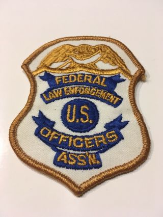 Vintage Federal Law Enforcement Assn.  Patch