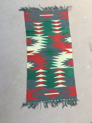 17/35 Inch Navajo Germantown Rug Blanket Weaving
