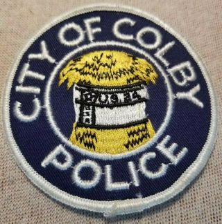 Ks Colby Kansas Police Patch