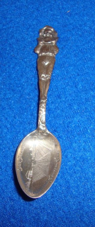 Black Americana Sterling Silver Newport News Spoon