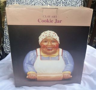 Aunt Jemima Baking Time Clay Art Ceramic Cookie Jar 1995 San Francisco