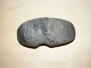 Authentic Indian Artifact 3/4 Grooved Stone Axe