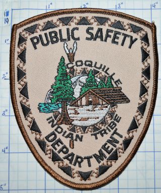 Oregon,  Coquille Indian Tribe Police Public Safety Patch