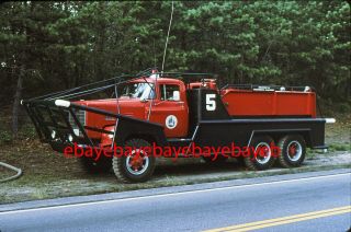 Fire Apparatus Slide,  Truck 5,  Ma Environmental Man. ,  1964 Fwd 6x6 / Farrar