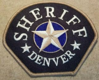 Co Denver County Colorado Sheriff Patch