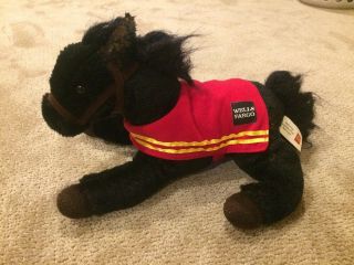 Wells Fargo Legendary Pony Mike Horse Plush Stuffed Animal Black Brown 2016