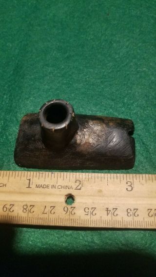 Native American Tallied Platform Pipe Marked Cocke County Tenn.  Artifacts Relic