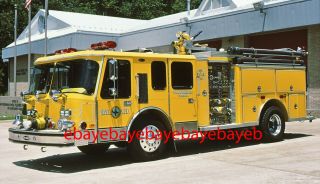 Fire Apparatus Slide,  Engine 12,  O.  W.  L.  Fd / Va,  1985 / 1993 E - One