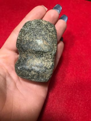 MLC S4475 3/4 Grooved Mini Hardstone Stone Axe Artifact Old Relic X Ed Smith IL 3