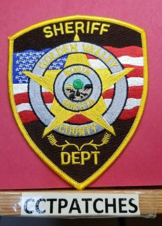 Golden Valley County,  North Dakota Sheriff (police) Shoulder Patch Nd