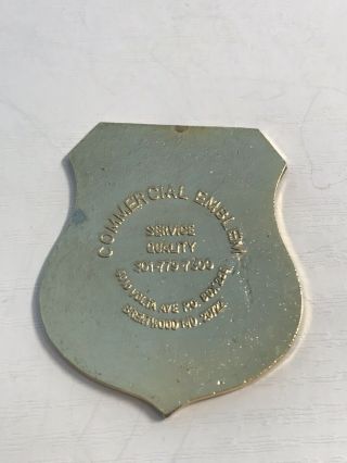 State Of Georgia Bureau Of Invesitigation GBI Badge Shield Shaped Token 3