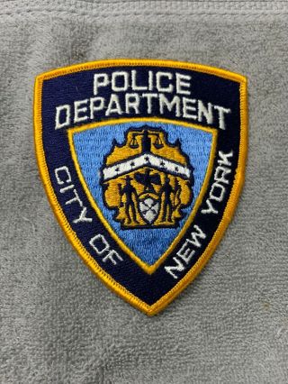 Nypd City Of York Police Department Patch