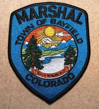 Co Town Of Bayfield Colorado Marshal Patch