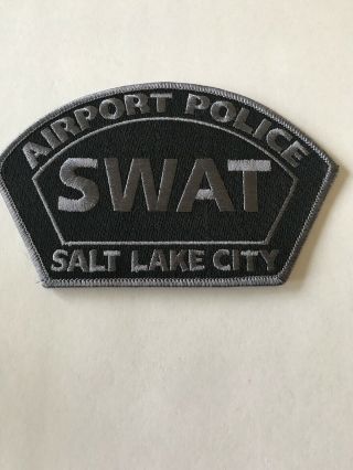Salt Lake City Airport Swat Utah Ut Police Patch