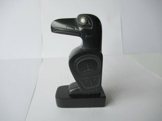 Northwest Coast Native Art (haida) Argillite Raven