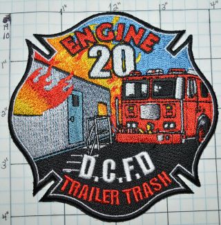 Washington D.  C.  Fire Dept Engine 20 Trailer Trash Patch