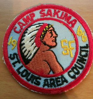 Camp Sakima S - F Scout Ranch 1966 St Louis Camp Patch