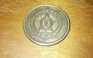 Vintage Us American Legion Commemorative Veterans Coin Vietnam The Wall