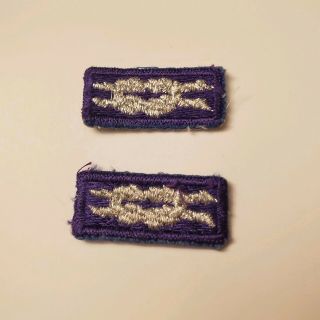 Vintage Boy Scout Religious Award Square Knot Award Patch Youth Badge Purple Smy