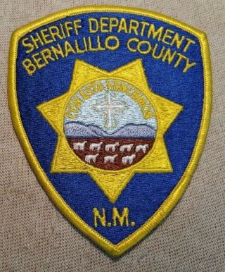 Nm Bernalillo County Mexico Sheriff Patch