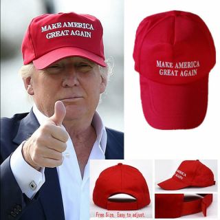 Us Make America Great Again Hat Donald Trump 2016 Republican Adjustable Red Cap