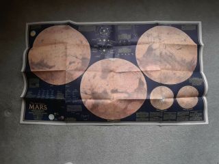 National Geographic Map,  The Red Planet Mars Poster