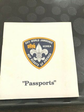 1991 World Jamboree Boy Scouts Of America Contingent Passports Devotional Bv