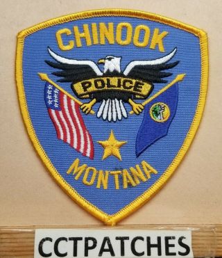 Chinook,  Montana Police Shoulder Patch Mt