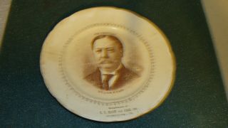 Political Plate William H Taft For President Transferware American China Co Ohio