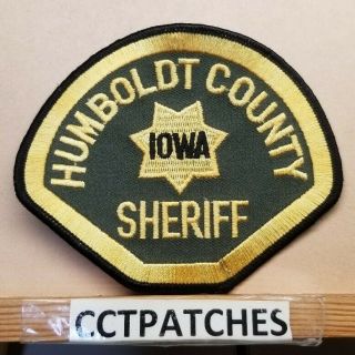 Humboldt County,  Iowa Sheriff (police) Shoulder Patch Ia