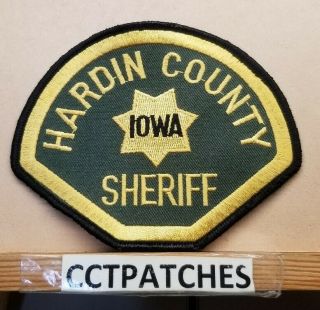 Hardin County,  Iowa Sheriff (police) Shoulder Patch Ia