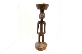 African Art Tribal Mangbetu Statue Figure Carving Northern Congo (zaire) 15 " Atq