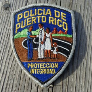 Policia De Puerto Rico Police Proteccion Integridad 5 " Patch