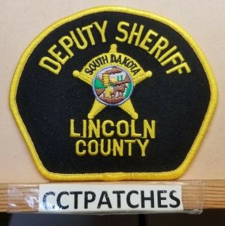 Lincoln County,  South Dakota Sheriff (police) Shoulder Patch Sd