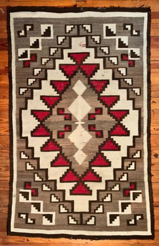 Fine Navajo Rug,  Classic Designs,  Circa 1930