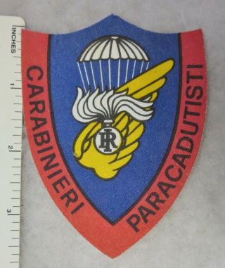 Carabinieri Italian National Police Parachute Unit Patch Post Ww2 Italy