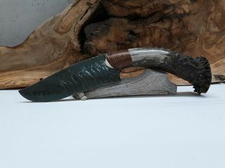 Awesome Burns Green Obsidian Knife Flint Knapping Art Kenny Hull Christmas Gifts