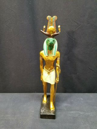 Agi Artisans Guild International Sobek Egyptian Statue